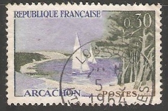 velero en  Arcachon