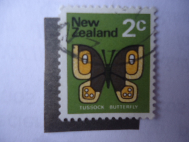 Scott/N.Zelandia:440 -Tussock Butterfly.