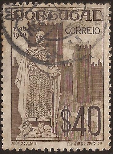 Estatua Alfonso Henriques   1940  40 cents
