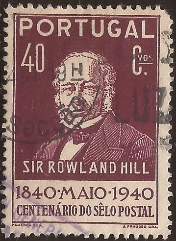 Centenario del Sello Postal. Sir Rowland Hill   1940  40 cents