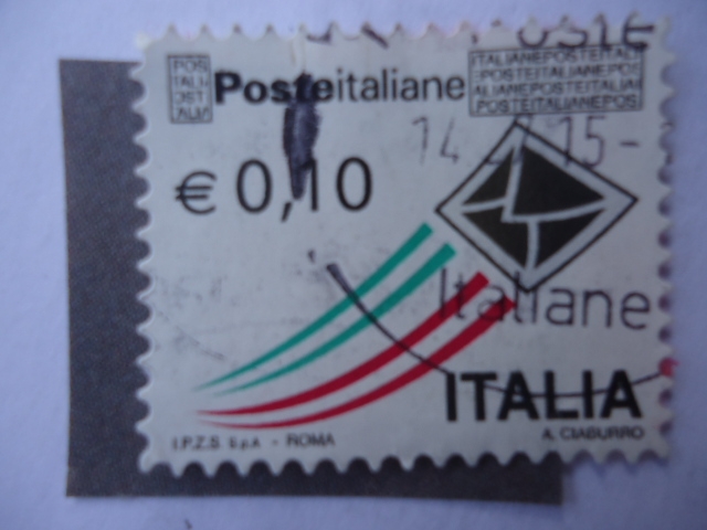 Posteitaliane. 0,10euros.