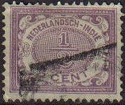 HOLANDA INDIAS Netherlands Indies 1902 Scott 38 Sello Numeros Valores Numéricos