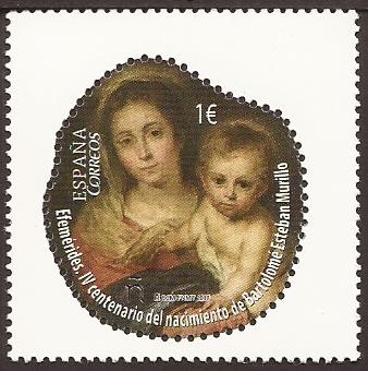 IV Centenario nacimiento de Bartolomé Esteban Murillo  2017  1,00 €