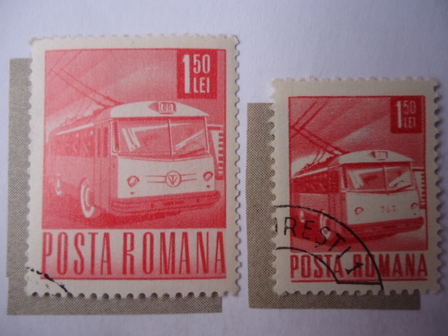 Rumania-Scott/Rumania N° 2272 -Trolibus