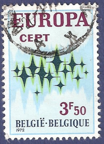 BÉLGICA Europa CEPT 1972 3,50 (2)