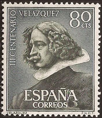 III Centenario de la muerte de Velázquez   1961  80 cts