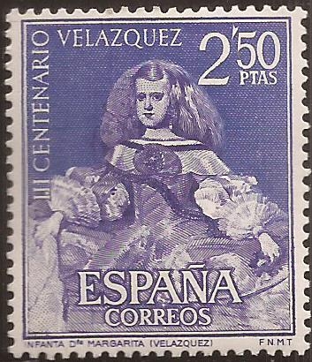 III Centenario de la muerte de Velázquez   1961  2,50 ptas