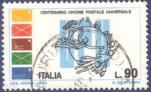 ITA Centenario Unione Postale Universale 90 (2)