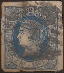 Isabel II  1864  2 reales