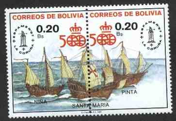 Espamer 87 - La coruña España. Las carabelas de Colon