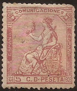 Alegoría de España  1873  5 cents