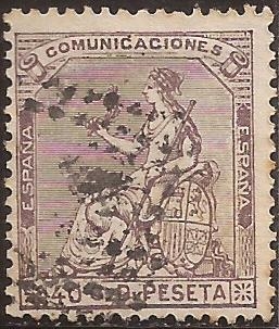 Alegoría de España  1873  40 cents