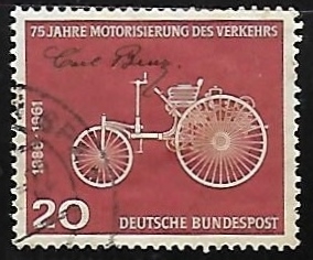 Primer moto car de Carl Benz (1844-1929)