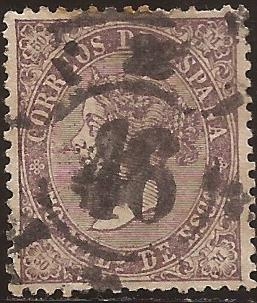 Isabel II  1869  50 mils de escudo