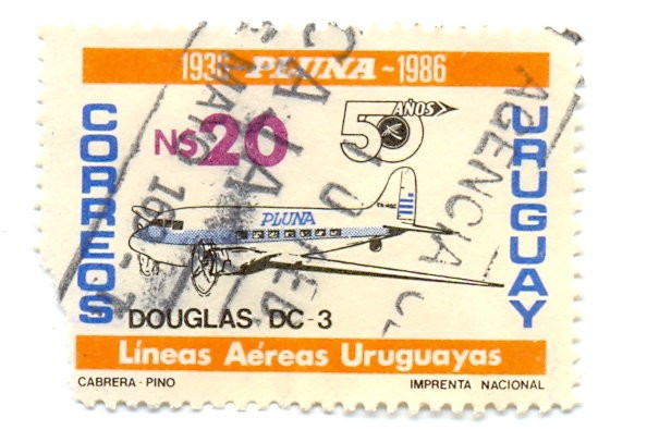 LINEAS AEREAS URUGUAYAS 50 ANIVERSARIO