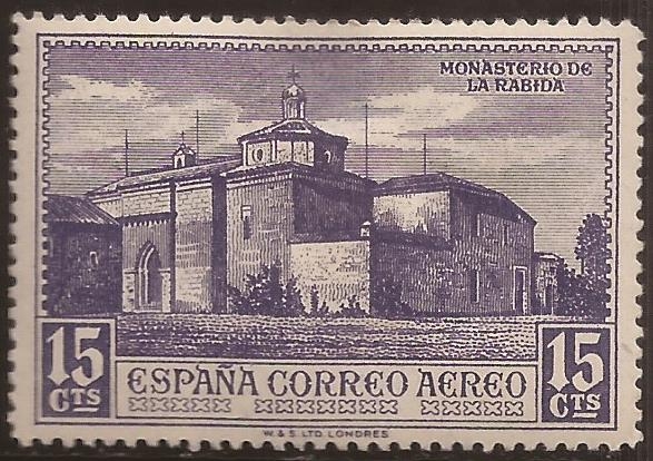 Monasterio de la Rábida  1930  15 cts 