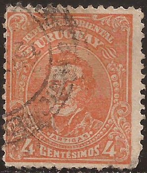 José Gervasio Artigas   1913  4 centésimos