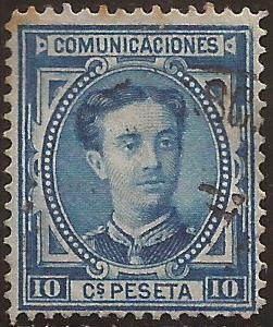 Alfonso XII  1876  10 cents
