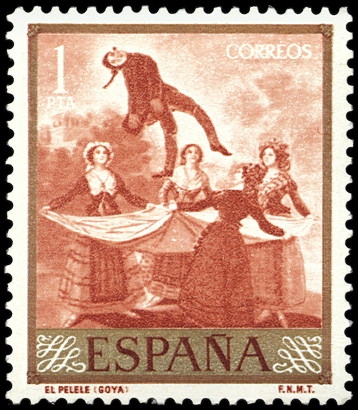 ESPAÑA SEGUNDO CENTENARIO NUEVO Nº 1216 ** 1P ROJO GOYA