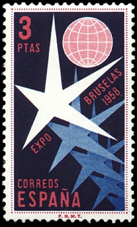 ESPAÑA SEGUNDO CENTENARIO NUEVO Nº 1221 ** 3P ROJO NEGRO Y AZUL GOYA