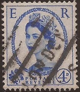 Elisasbeth II  1958  4 penique