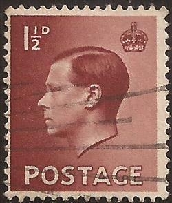 King Edward VIII  1936 1 1/2 penique