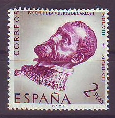 ESPAÑA SEGUNDO CENTENARIO NUEVO Nº 1230 ** 2P MALVA CARLOS I