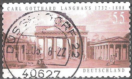 275o Nacimiento Anniv de Carl Gotthard Langhans (arquitecto).