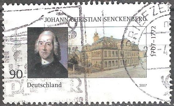 300o cumpleaños de Johann Christian Senckenberg 1707-1772 (medico).
