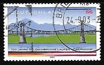 Puente sobre el rio Salzach