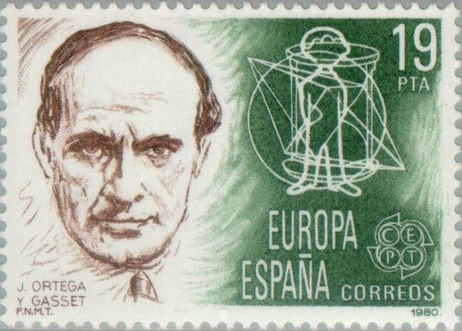 EUROPA-1979 PERSONAJES Ortega y Gasset