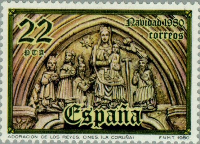 NAVIDAD - 1980 Adoración de los Reyes - Cines (La Coruña)