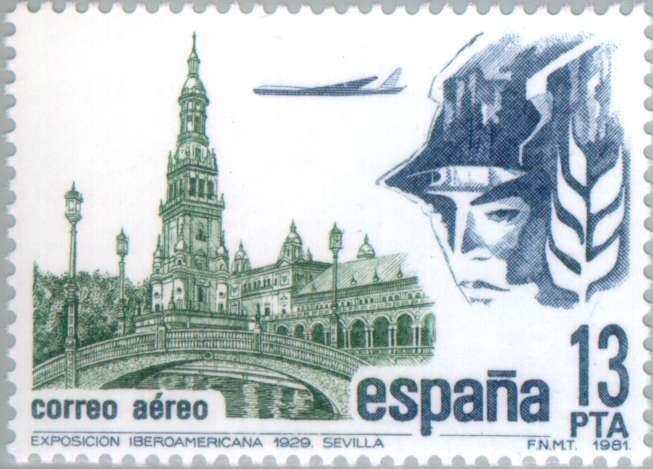 CORREO AÉREO Exposición Iberoamericana 1929 (Sevilla)