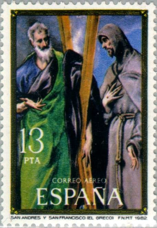 CORREO AÉREO S. Andrés y S. Francisco (El Greco)