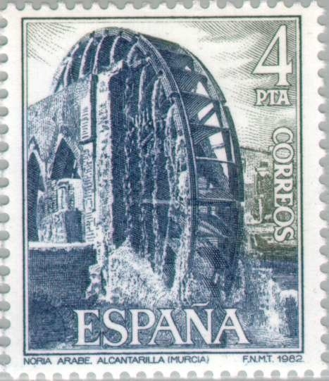 TURISMO - 1982 Noria árabe (Alcantarilla-Murcia)