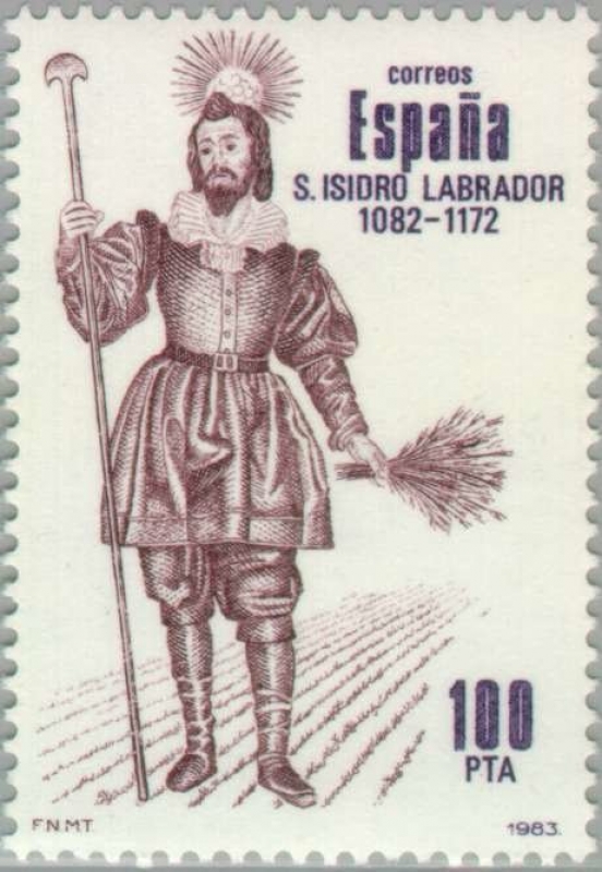 PERSONAJES FAMOSOS . SAN ISIDRO LABRADOR (1082-1172)