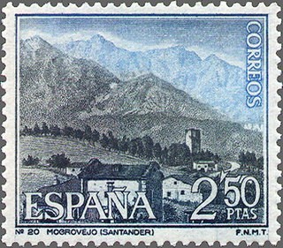 ESPAÑA 1965 1650 Sello Nuevo II Serie Turistica Paisaje Mogroviejo Santander