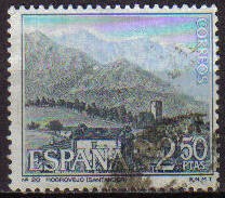 ESPAÑA 1965 1650 Sello II Serie Turistica Paisaje Mogroviejo Santander Usado