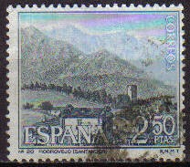 ESPAÑA 1965 1650 Sello II Serie Turistica Paisaje Mogroviejo Santander Usado