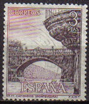 ESPAÑA 1965 1651 Sello Serie Turistica Pazo Fefiñanes Cambados Pontevedra Usado