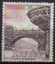 ESPAÑA 1965 1651 Sello Serie Turistica Pazo Fefiñanes Cambados Pontevedra Usado