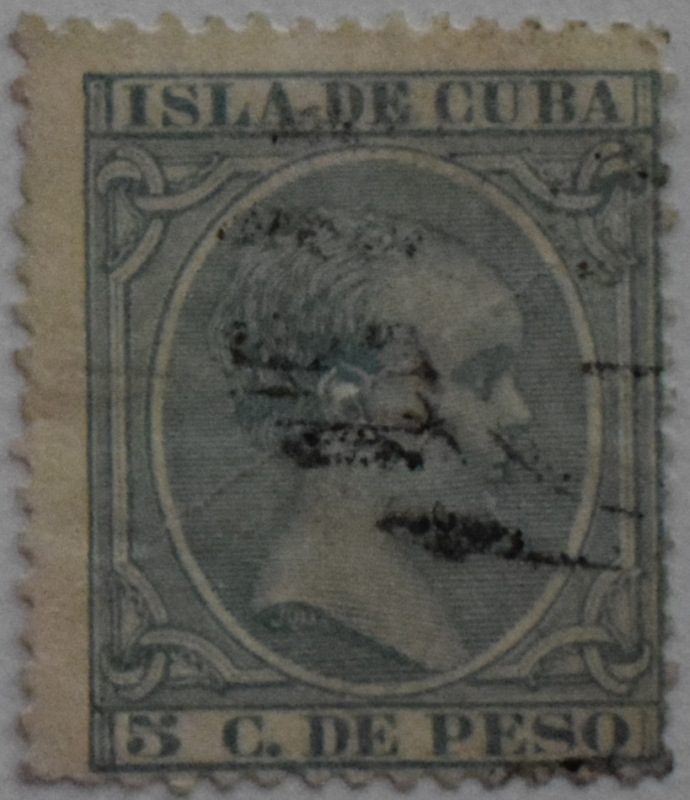 5 centimos de peso Isla de Cuba
