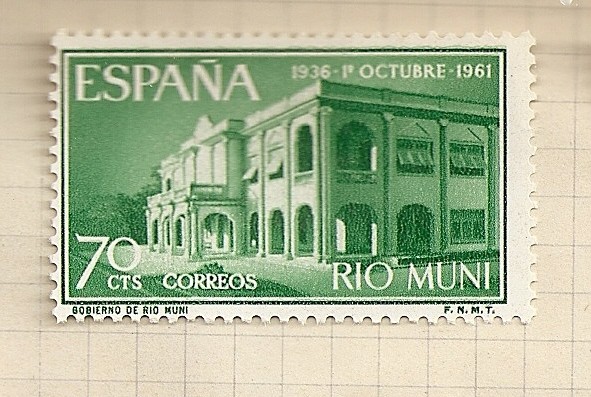 Rio Muni, XXV Aniversario Exaltación Franco