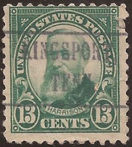 Benjamin Harrison  1926  13 centavos perf 11