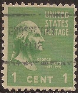 George Washington  1938  1 centavo