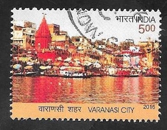 Vista de la ciudad de Varanasi