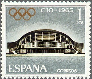 ESPAÑA 1965 1677 Sello Nuevo LXIII Asamblea Comité Olímpico Internacional Yv1337