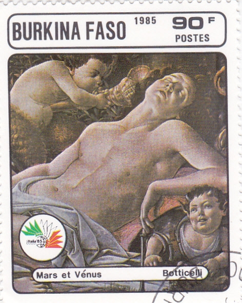 Pintura-MARTE Y VENUS- Botticelli