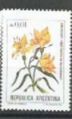 Serie Flores Australes 0.01 Amancay SCOTT 1516