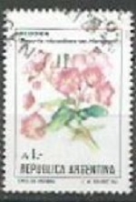 Serie Flores Australes 1 Begonia SCOTT 1524 (0.65)